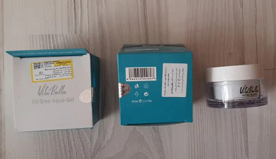 ژل ابرسان و شفاف کننده پوست و مخصوص پوست چرب دست و صورت برند ویتابلا 50میل