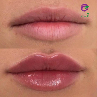 رژلب مایع حجم دهنده صورتی/شماره 124 /برند لاکچری کوین /با
